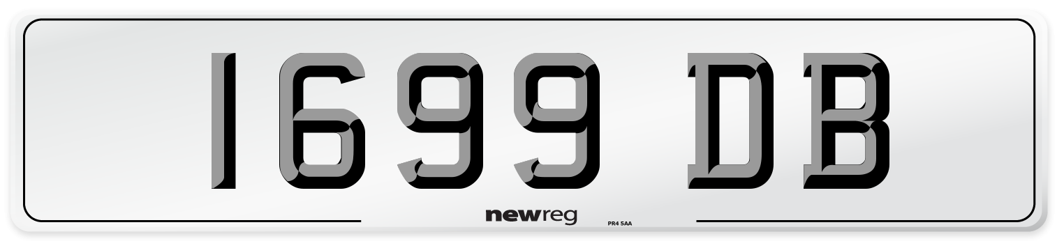 1699 DB Number Plate from New Reg